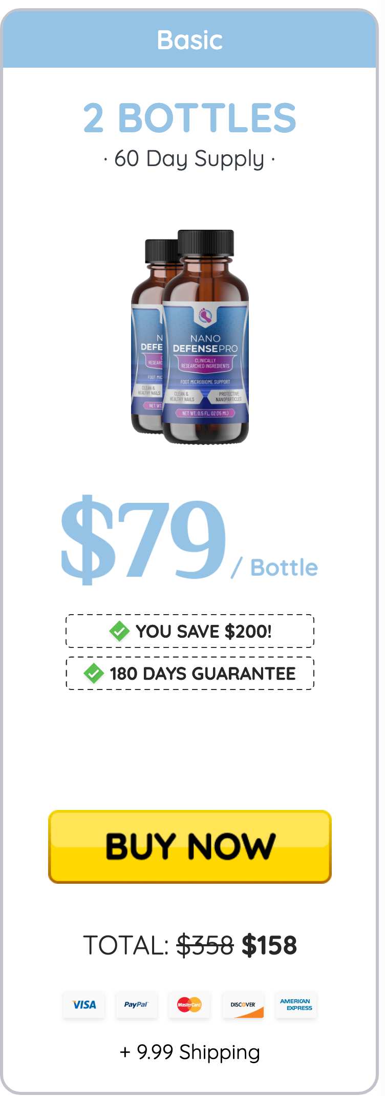 Nanodefense Pro 60 day supply